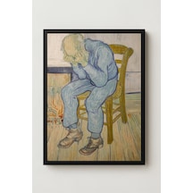 Van Gogh Sonsuzluğun Kapısında Çerçevesiz Poster 30x42 Cm A3 Tablo Duvar Dekoru Mat Fotoğraf Kağıdı