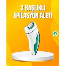 Şarjlı 3 Ü 1 Arada Vgr Epilatör Led Işıklı Suya Dayanıklı Hassas Bölge Epilasyon Makinesi Mh-hs1407-7698