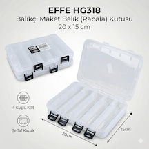Effe Hg318 Balıkçı Maket Balık Rapala Kutusu 20x15cm