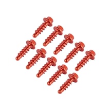 Civata Klavuz Vida Seti - 10 Parça - Kırmızı Ktm 04-25 Husqvarna 14-25 Gasgas 21-25 Uyumlu