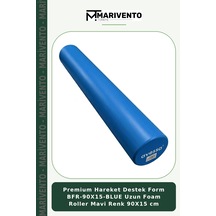 Premium Hareket Destek Form Bfr-90x15-blue Uzun Foam Roller Mavi Renk 90x15 Cm