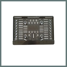 Bezos Çıtalı Kare Plastik Plakalık Motosiklet Plaka Altlığı 25x16cm Ventra