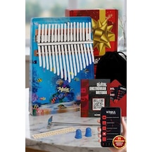 Midex Klx-640 Okyanus Cam Kalimba 17 Tuşlu Full Set