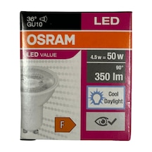 Osram Par16 4.5w 50w 6500k Beyaz Işık Gu10 Duylu Led Spot 10 Adet