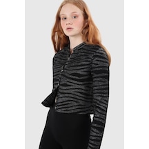 Alexander Gardi Alexandergardı Düğmeli Slim Fit Ince Hırka, Siyah (B20-159201)