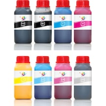 QC Epson T5431 T5432 T5433 T5434 T5435 T5436 T5437 T5438 Kartuş Mürekkep Seti 250ml 8 Renk