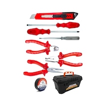 Moonshop 3 Lü Pense set 3 Lü Tornavida Takımı Elektrik bandı falç