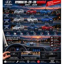 Hyundai İ10/i20/i30 2007-2026 Modeller İçin Head Up Display Hayalet Gösterge Ekranı Ön Cam Hız Göstergesi