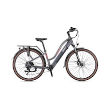 Router - 28 - Cıty 15' - 9 Vites - Lady Elektrikli - Mat Füme-gri-kırmızı Füme - Kırmızı - Siyah