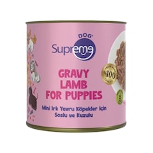 Supreme Dog Sos İçinde Kuzulu Mini Irk Yavru Köpek Konservesi 200 G