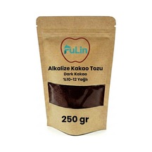 Alkalize Kakao Tozu %10-12 Yağlı - Dark Siyah - 250 Gr