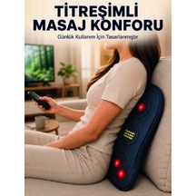 Ergonomik Isıtmalı Bel Masaj Minderi Sırt Destek Minderi Renkli
