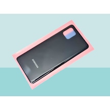 Tkgz - Samsung Galaxy Uyumlu Note 10 Lite Arka Kapak Batarya Kapağı - Siyah Çok Renkli