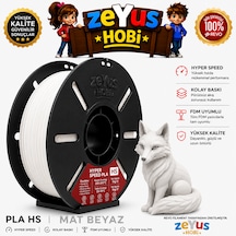 Generic Pla Hs Hyper Speed Filament Matbeyaz 1.75 Mm 1000 Gr Mat Beyaz