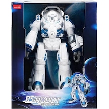 Mey İthalat 76900 Robot Spaceman Uzaktan Kumandalı Sesli Ve Işıklı Beyaz