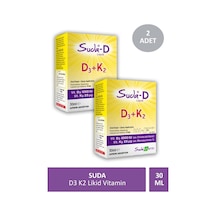 Suda Vitamin D3 K2 Likid Vitamin 2 x 30 ML
