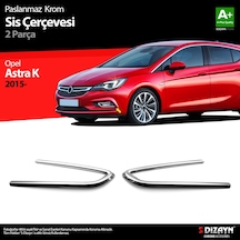 S-dizayn Opel Astra K Hb Krom Sis Farı Çerçevesi 2 Prç 2015-2022