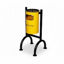 Park Ve Bahçe Çöp Kutusu P&b-613 Dış Mekan Metal Çöp Kutusu Hey Çelik