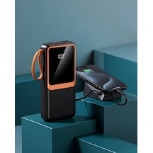20000 Mah Dijital Göstergeli Çoklu Kablo Powerbank 20binpowerfrf-2 Çok Renkli