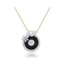 Gülaylar - Altın 14 Ayar Çiçek Kolye N11.30267