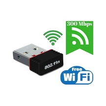 Realtek 300 Mbps USB Wireless Nano Ağ Adaptörü Kablosuz-Wi-Fi Pc