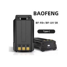 Baofeng Uv-5r Ve F8 Plus Type-c Batarya 2800 Mah