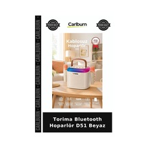 Premium Torima Bluetooth Hoparlör D51 Beyaz Toplantı Ses Takımı Müzik Keyfi