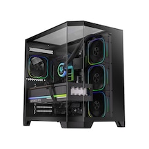 Bitfenix P100 850w 80+ Bronze Atx 3.1 Tempered Glass Frgb Siyah Atx Mid Tower Kasa