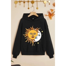 Uyguntarz Çocuk Larks' Tongues In Aspic Baskılı Sweatshirt Siyah