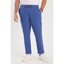 Tudors Erkek Regular Fit Beli Lastikli Bağcıklı Jogger İndigo Pantolon Rahat Kesim Yan Cepli-36898 İndigo Tudors Erkek Regular Fit Beli Lastikli Bağcıklı Jogger İndigo Pantolon Rahat Kesim Yan Cepli-36898 İndigo