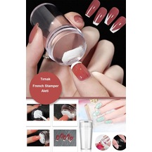 Tırnak Oje Süs Aparatı Damgası French Nail Stamper