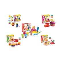 Kuaför Oyun Hamuru 224 Gr + İnsan Figürü + Hamburger + Pizza + D