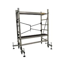 Kurulumu Kolay Katlanabilir Geniş Basamaklı İskele 2 Metre