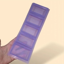 Reçine Epoksi Sabun Mum Silikon Kalıp 8x4x2 Cm Kod:58