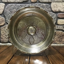 Nikelajlı Bakır Hamam Tası 20 CM Krom