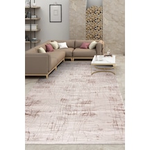 Youdayhomecollection Octa- Krem/kahve - Salon, Oturma Odası Ve Koridor Halısı-robot Süpürgeye Uyumlu-kolay Temizlenebilir - 120x450 Çok Renkli