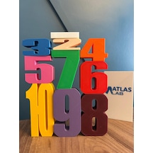 Sayı Blokları - Montessori Toplama Blokları - Eğitici Oyuncak
