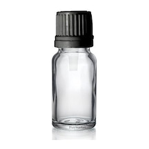 Şeffaf Cam Şişe İçten Damlalıklı Kapak 10 Ml 25 Mm 20 Adet