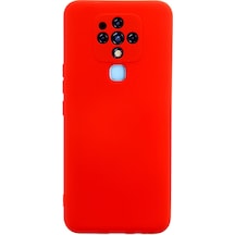 Tecno Camon 16 Uyumlu Kılıf Nano İçi Kadife Silikon - Kırmızı