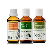 Botalife Badem Yağı + Çam Terebentin Yağı + Hint Yağı + 3 x 50 ML