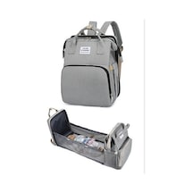 Jzcat Taşınabilir Katlanabilir Bebek Çantası - Gri