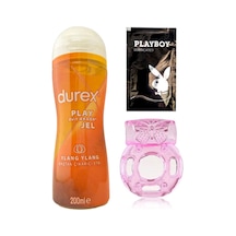 Durex Play İsteklendirici & Kayganlaşmaya Jel 200 Ml + Titreşimli Halka + Hediye