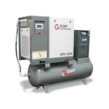 Gap Kompresör Gpv20a-set 500 Litre 20 Hp Hava Kompresörü Vidalı Kompresör Seti