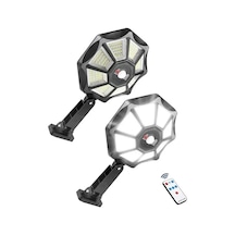 Zb-168a Kumandalı Sensörlü Beyaz Solar Aydınlatma