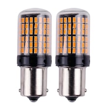 1156 P21w Ba15s 144 Smd 3014 Led Turuncu 2 Adet
