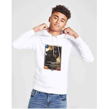 Tshirthane Saboteadora De La Legion Baskılı Unisex Çocuk Kapüşonlu Beyaz Sw Beyaz