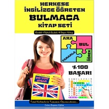 Herkese İngilizce Öğreten Bulmaca Kitap Seti 4 Kitap
