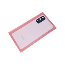 Samsung Galaxy Uyumlu S20 Fe Arka Pil Batarya Kapağı Full Lensli Mor