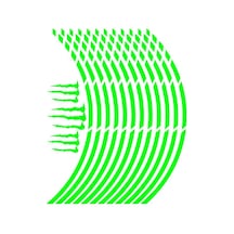 Sevenkardeşler Florasan Yeşil Kesik Jant Şeridi