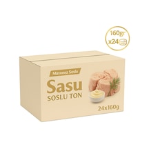 Sasu Mayonez Soslu Ton Balığı İri Parça 24 x 160 G